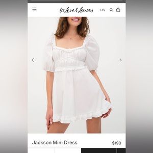 For Love and Lemons Jackson dress
